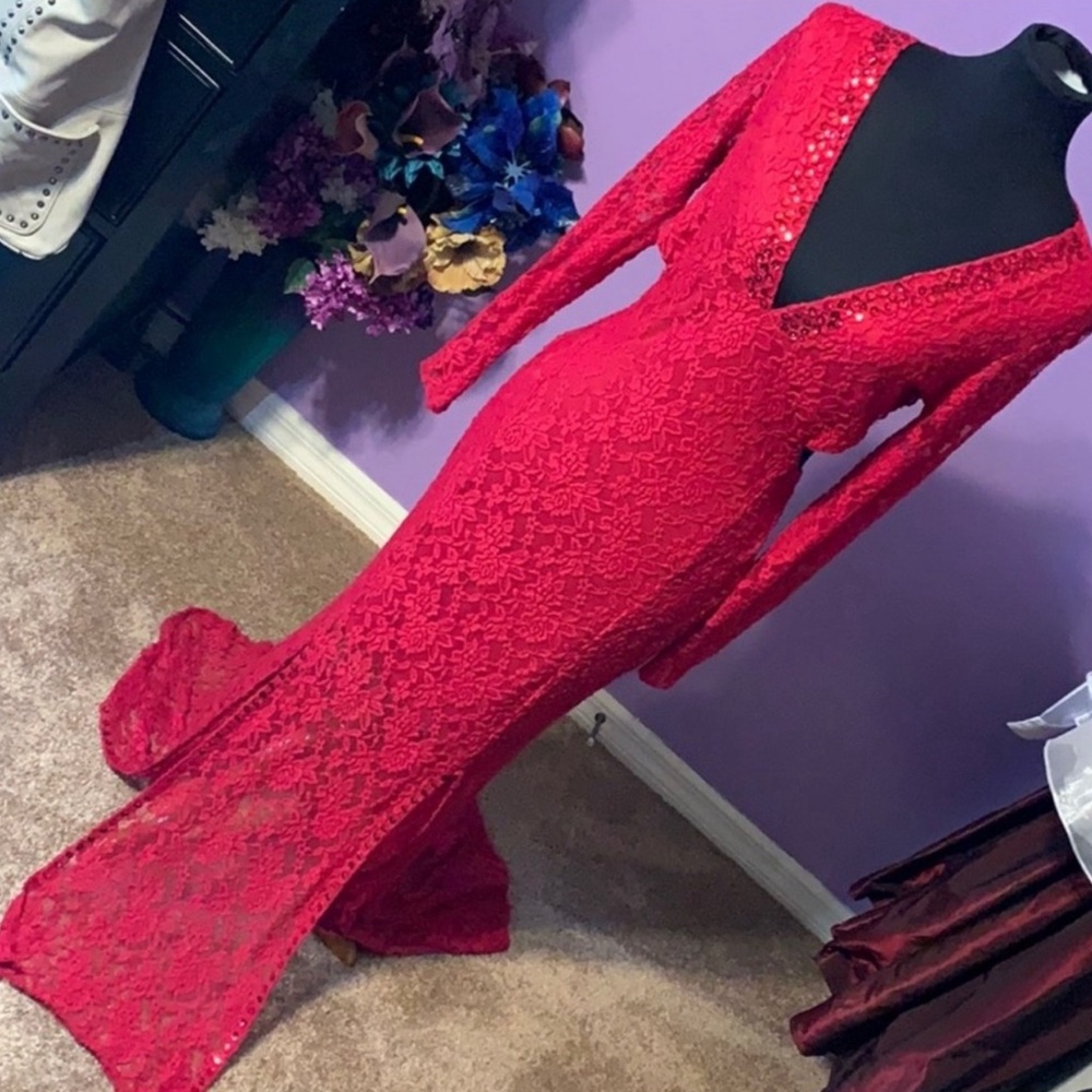 Stunning cut out sexy dazzling lace dress from VENUS size Large - Picture 3 of 6